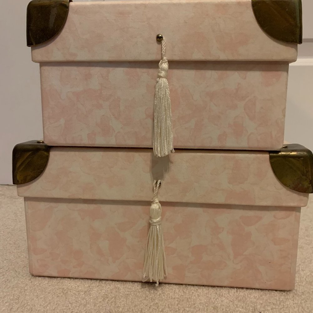 Decorative Storage Boxes 1 pink 11x11